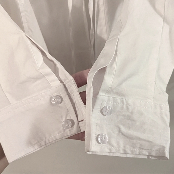 Jason Wu Cotton Long Puff Sleeve Wrap Blouse - Picture 8 of 15